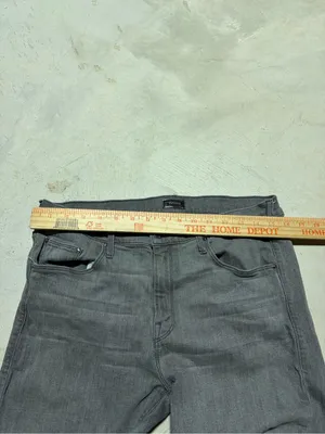 Mother looker ankle fray on the moon Gray Jeans 32 thumbnail 3