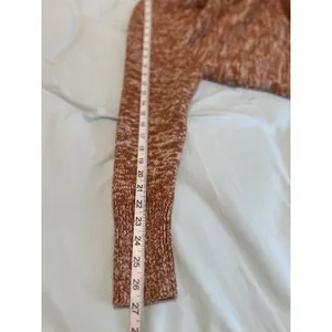 NWOT A New Day Sz: M Burnt Orange Speckle Crew Neck Boxy Wide Hem soft Sweater thumbnail 5