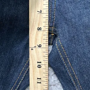 Lot 29 Women's Bootcut Jeans M Blue Dark Wash Graphic Pockets‎ Y2K Grunge Skater thumbnail 7
