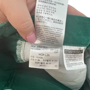 Levi's Wedgie Straight Fit Corduroy‎ Pants Green Size 24 thumbnail 15