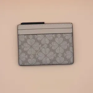 Kate Spade New York Spade Flower Small Slim Card Holder Dark Beige KN761‎ NEW thumbnail 3