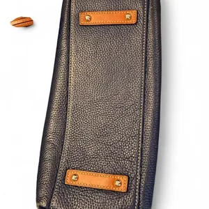 Dooney & Bourke Sophie Hobo Navy Pebble Grain Leather Shoulder Bag Tassel thumbnail 7