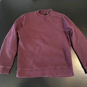 ASOS DESIGN Womens Crew Neck Sweatshirt Burgundy Maroon Fleece Pullover Size S‎ thumbnail 1
