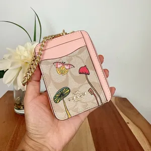 NWT Coach X Observed By Us Zip‎ Card Case In Signature Canvas thumbnail 6