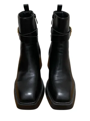 Chinese Laundry Adriel Black Gold Buckle Platform Ankle Boots Women Size 7.5 thumbnail 5
