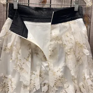 Imperfect NWT Ryu skirt mesh overlay‎ pleated cocktail skirt small medium? thumbnail 6