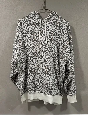 American Eagle Animal Print Oversized Hoodie thumbnail 1