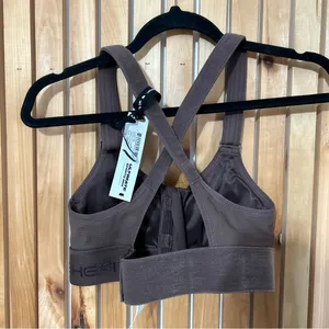 SHEFIT Ultimate Sports Bra High Impact in Espresso Energy Size XS Workout Gym thumbnail 10