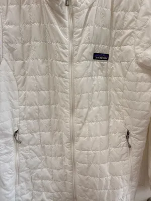 Patagonia Nano Puff Jacket Size XL W's White Full Zip Quilted Puffer thumbnail 2