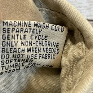 Vintage Together‎ Clothing Co Womens 10M Dress 1980s Cotton Safari Khaki Belt thumbnail 15