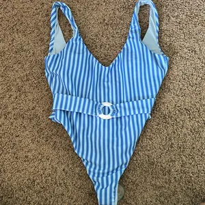 Striped One Piece Swimsuit thumbnail 6