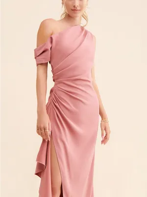 Elliatt Gwenyth Maxi Dress Pink. Size S thumbnail 4