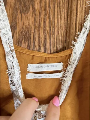 Urban Outfitters Lace Satin Tank thumbnail 2