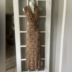Peruvian Connection Multicolor Patterned Maxi Dress thumbnail 2