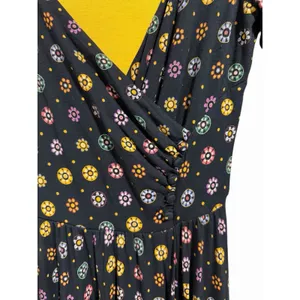 Maeve‎ Anthropologie Archival Midi Motif Faux Wrap Dress Women's Size X-Small thumbnail 7