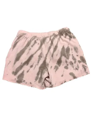 Good American Pink And Gray Tie Dye Sweat Shorts Size 3 (L) thumbnail 6