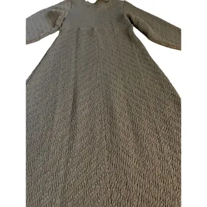 Free People Gabby Boho Textured Seamless Midi Dress in Coconut Shell Size Medium thumbnail 8