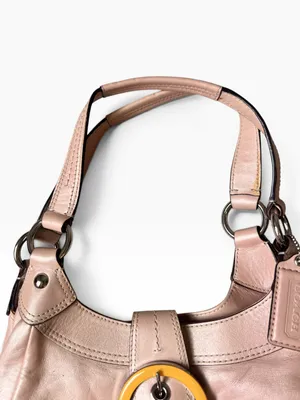 Coach Soho Leather Hobo Bag F17219 in Shell Pink thumbnail 3
