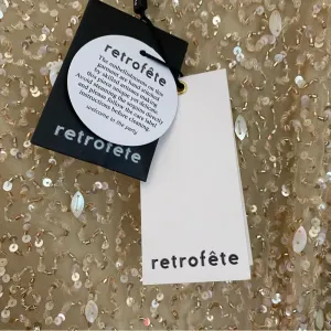 RETROFÊTE Nikki Sequin Long Sleeve Minidress in Sea Shell Size Small NWT‎ thumbnail 9