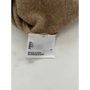 Charter Club Luxury Cashmere Crewneck Sweater Tan Sz Large Minimalist Classic thumbnail 6