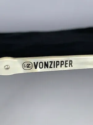 Von Zipper White Marble Sunglasses- Vintage Early 2000s thumbnail 5