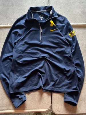 Blue u of m nike quarter zip thumbnail 1