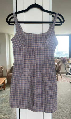 Urban Outfitters Plaid Mini Dress thumbnail 1