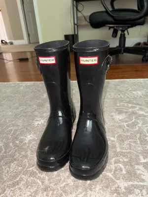 Hunter Rain Boots Black Original Gloss thumbnail 2