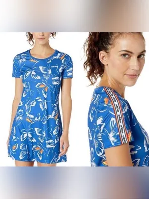 Adidas x FARM Rio Butterfly Print Dress thumbnail 2