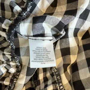 Hunter Bell Andrea Black White Gingham Smocked Tiered Midi Dress Anthropologie 6 thumbnail 7