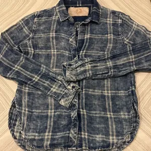 Bella Dahl Women’s Blue Plaid Button Down Shirt - Size XS thumbnail 1