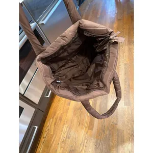 Reebok tote bags brown zipper closure new thumbnail 5