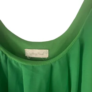 Honey Punch Size Small Green Chiffon Blouse‎ thumbnail 5