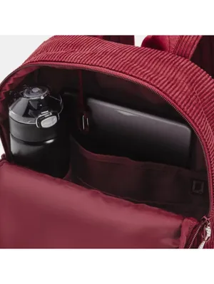 Under Armour Corduroy Backpack Small Detachable Pouch Cardinal Red Women's 10L thumbnail 4