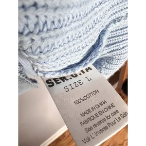 SER.O.YA Syd Seater Sky Blue Size Large‎ Distressed Cropped thumbnail 6