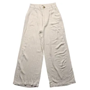 Blenca Viscose Linen Blend Wide Leg Pants Womens Medium Beige thumbnail 5