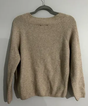 tan cropped sweater thumbnail 2