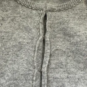 Women’s Old Navy Gray Solid Knit Button Front Round Neck Cardigan Sweater S thumbnail 5
