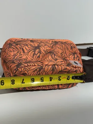 NWT FP Movement by Free People Happy Packer Sling Orange Floral Print Waist Bag thumbnail 4