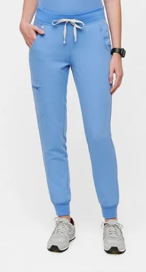 FIGS Zamara Jogger Scrub Pants XS Peri Blue FIONx Stretch Cargo Pockets thumbnail 1