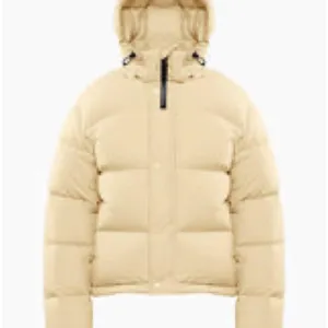 NWOT - Aritzia Super Puff Shorty in Light Yellow size small thumbnail 5