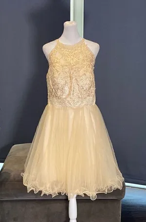 Women’s Sleeveless Short Prom Party Dress Size 14 NWT *READ DESCRIPTION thumbnail 1