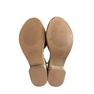 Toni Pons Atenes Platform Block Heel Espadrille Sandal Size 37 Beige Tan NWOT thumbnail 5