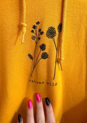raised wild hoodie Yellow thumbnail 2