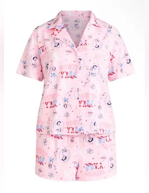 CELEBRATE Patriotic Womens Shorts PJ Set Size 2X 18W-20W Cowgirl Theme New thumbnail 5