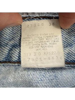 Vintage Levis 550 Orange Tab Light Wash Tapered Jeans Made in USA Womens 7 24x30 thumbnail 6