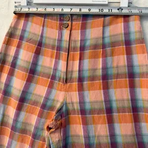 Billabong x The Salty Blonde Break Point Plaid Linen Pants 26 thumbnail 6