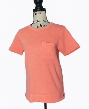 J.Crew Coral Pocket T-Shirt | 100% Cotton | Women’s M thumbnail 1