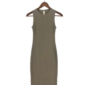 Lululemon Sleeveless Pleated Stretch Maxi Dress Sheer Oak‎ XXS thumbnail 6
