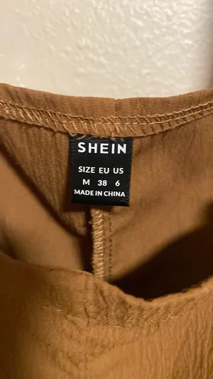 Brown Overalls Shein thumbnail 3